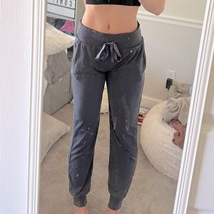 victoria secret velour ribbed jogger